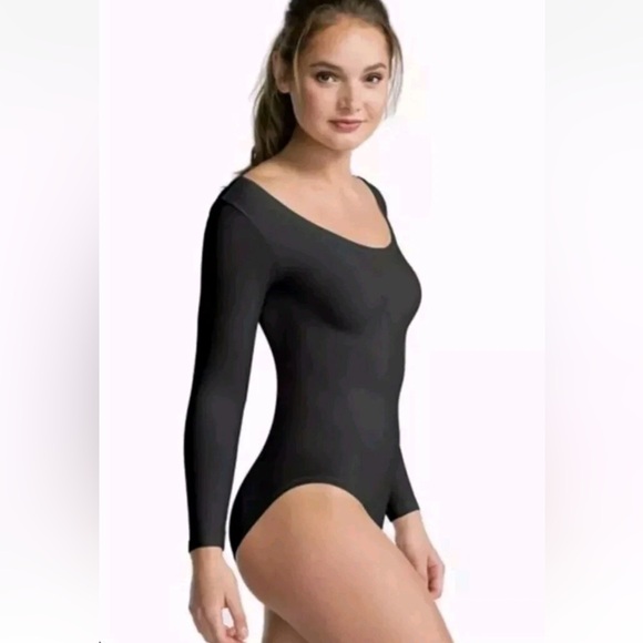 Spanx Long Sleeve Body Suit Slimming Size Small Style FS6015 Very Blac… - Picture 3 of 6